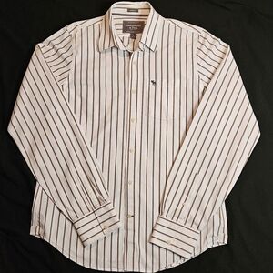 Abercrombie & Fitch Men's Striped Dress Shirt